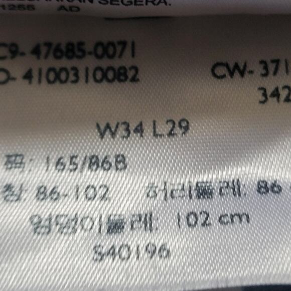 Dockers by Levi Men Pants Straight Fit W34 L29 Blue Color CA00342 - Picture 8 of 10